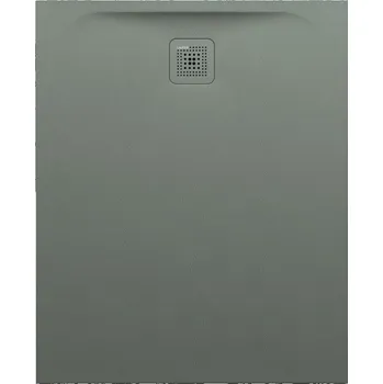 LAUFEN PRO Sprchová vanička, obdélníková, s odtokem na kratší straně, materiál Marbond 1100x900, Betonově šedá - H2129550790001