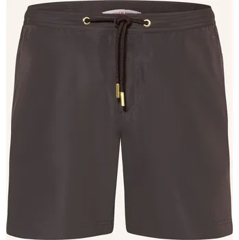 Pánské plavky Orlebar Brown Pánské Plavky Bulldog Drawcord, tmavě hnědá, 50