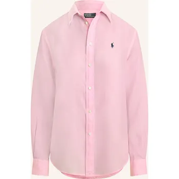 Dámská halenka Polo Ralph Lauren Dámská Lněná Košilová Halenka, růžová /...