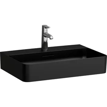 Umyvadlo LAUFEN VAL Umyvadlo, broušená spodní část 600x420, Černá mat - H8162837161581