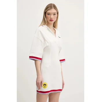 Dámské šaty Bavlněné šaty Barrow S5BWWODR142 bílá 00X, vel. XS