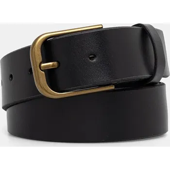 Opasek Kožený pásek Tommy Jeans AM0AM13846 černá 99X, vel. 105