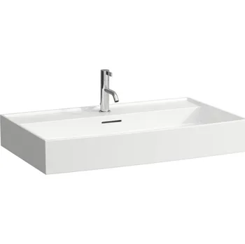 Umyvadlo Kartell LAUFEN Umyvadlo, broušená spodní část 800x460, Bílá LCC (LAUFEN Clean Coat) - H8163364001111