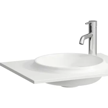 Koupelnový nábytek LAUFEN LANI Umyvadlo do nábytku 'slim', materiál Marbond 577x445, Bílá mat - H8140737571141