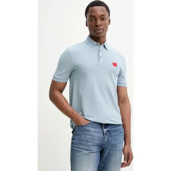 Bavlněné polo tričko HUGO 50490770 modrá 05X, vel. S