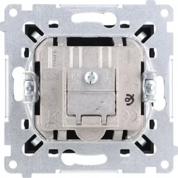 Elektrická zásuvka Anténní zásuvka nástěnná Kontakt-simon černá