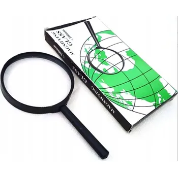 Lupa LUPA zvětšovací sklo pro ČTENÍ, klasická ruční ČOČKA 90mm ZOOM