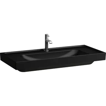 Umyvadlo LAUFEN MEDA Umyvadlo, odkládací plocha vpravo a vlevo 1000x460, Černá mat - H8101197161111