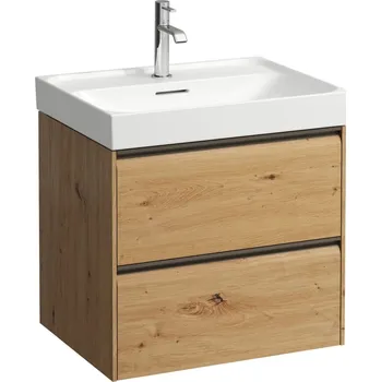 Nábytek LAUFEN MEDA Skříňka pod umyvadlo, 2 zásuvky, pro umyvadlo H810113 585x450, Divoký dub - H4215720112671