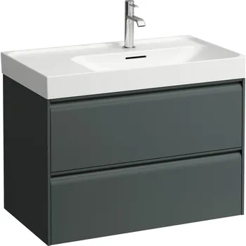 Koupelnový nábytek LAUFEN MEDA Skříňka pod umyvadlo, 2 zásuvky, pro umyvadlo H817115 785x450, Šedá traffic - H4215920112661