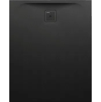 LAUFEN PRO Sprchová vanička, obdélníková, s odtokem na kratší straně, materiál Marbond 1100x900, Černá - H2129550800001