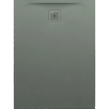 Sprchová vanička LAUFEN PRO Sprchová vanička, obdélníková, s odtokem na kratší straně, materiál Marbond 1000x900, Betonově šedá - H2109570790001