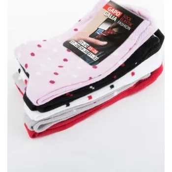 Pánské ponožky Veselé ponožky 41/42 STRETCH Puntík lila