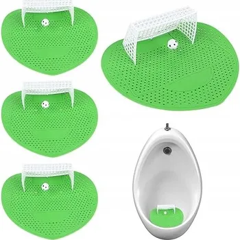 Pisoár 4X ZÁBAVNÉ SÍTKO DO PISOÁRU CÍLOVÁNÍ KOUPELNA BRANKA FOTBAL ŽERT