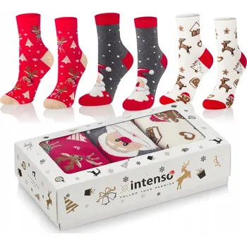 Dámské oblečení Ponožky Intenso vánoční, velikost 36-40