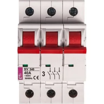 Jistič Odpínač ETI 3P SV340 400V IP20 40A