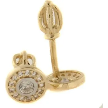 Náušnice Zlaté náušnice na šroubek - žluté zlato