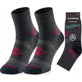Pánské ponožky Ponožky Intenso šedé, 90% merino vlna, velikost 41-43, termoaktivní