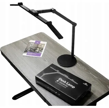 Lampička LED stolní lampa černá, nastavitelná, stmívatelná, 90 cm