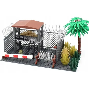 ostatní stavebnice Stavebnice strážnice vojenská základna bod 148dílů (KL43)