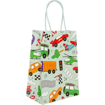 Dárková taška Papírová dárková taška s motivem vozidel pro každou příležitost