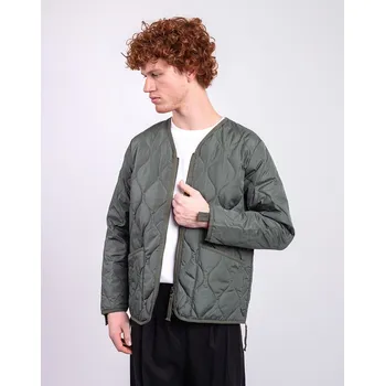 Pánská větrovka Taion Unisex Military W-Zip V-Neck Down Jacket OLIVE XS