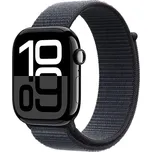 Apple Watch Series 10 GPS 42mm Klavírně černý hliník s inkoustovým sportovním řemínkem MWWG3QC/A