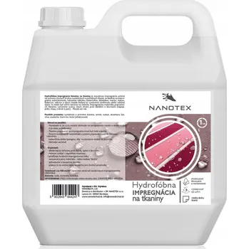 Moto bunda NanoTex hydrofobní impregnace na tkaniny 2 Litry