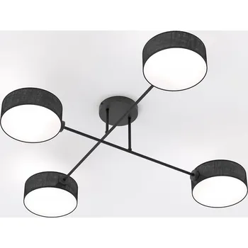 Emibig MAGA 4 BLACK Stropní svítidlo / stropní svítidlo Černé E14 10W MAX LED Černé