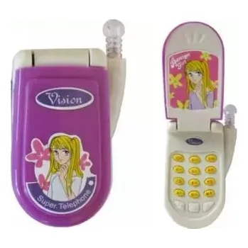 Hračka pro nejmenší Telefon pro děti Vision phone pink