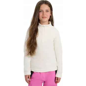 Pánská mikina Fleecová Mikina mikina 4F bílá vel. 146-152