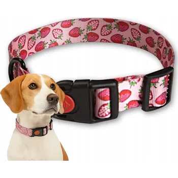 Obojek pro psa ZANDOR PEVNÝ OBOJEK SILNÝ HRUBĚ TKANÁ PRO PSA NASTAVITELNÝ 25 mm 35-50 cm L