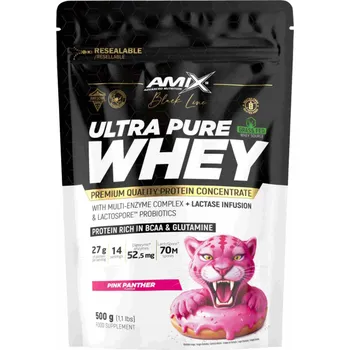 Protein Syrovátkový Koncentrát WPC Pure Whey Digezyme Jahoda 500 g