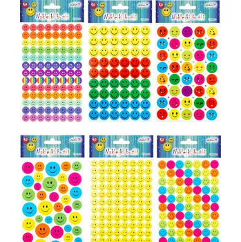 samolepka Samolepky obličeje mix 10,5x16cm