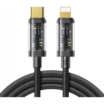 Datový kabel Kabel Joyroom USB-C na Apple Lightning 1,2 m černý