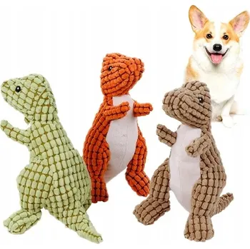 Hračka pro psa HRAČKA PRO PSY Nuxie pro psy a kočky, PLYŠÁK PÍSKACÍ HRAČKA , dinosaurus
