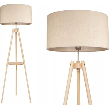 Stojací lampa Stojací lampa Glimex Moderní E27 60 W béžová, hnědá, černá