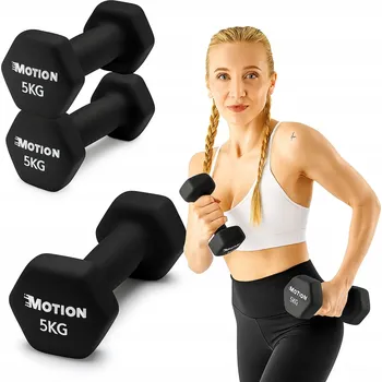 Neoprenové činky Motion 2x 5 kg 2 ks