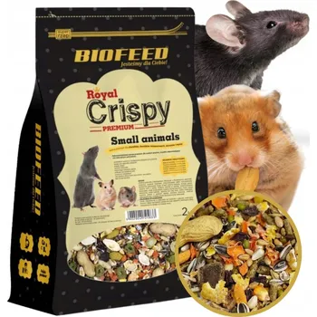 Krmivo pro hlodavce BIOFEED ROYAL CRISPY Krmivo krmná směs pro myši, křečky, potkany a hlodavce 2 kg
