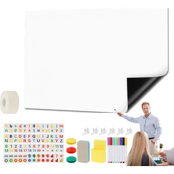 SAMOLEPICÍ TABULE MAGNETICKÁ TABULE PRO DĚTI 40x80cm OPAKOVANĚ POUŽITELNÁ A SNADNÁ