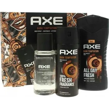 Sprchový gel Axe Sada Dark Temptation: Deodorant + Sprchový gel + Voda po holení
