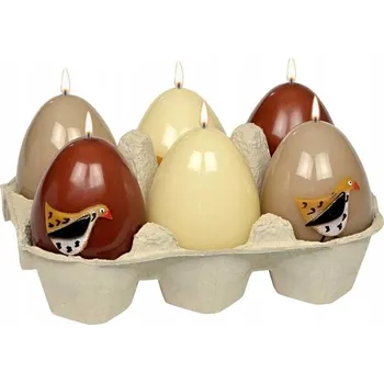 Svíčka Dekorativní parafinová svíčka bez vůně Adpal 1 ks