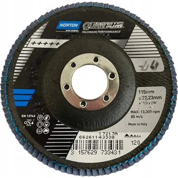 Brusný kotouč LAMELOVÝ KOTOUČ NORTON QUANTUM 115 P120