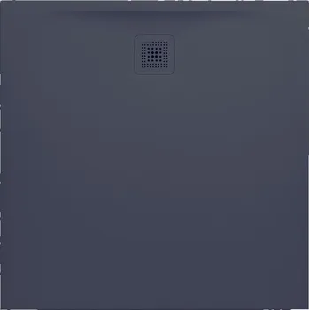 Sprchová vanička LAUFEN PRO Sprchová vanička, čtvercová, s odtokem na straně, materiál Marbond 1000x1000, Antracit - H2119520780001