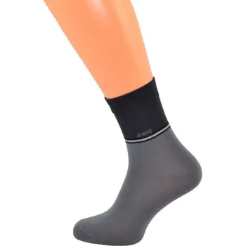 Pánské ponožky Bavlněné ponožky 41/42 STRETCH Jeans světle šedé