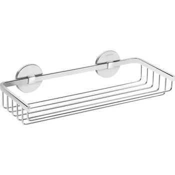 Drátěná police LAUFEN CANA Drátěný košík nástěnný, 30 cm 300x132, Chrom - H3851310040011