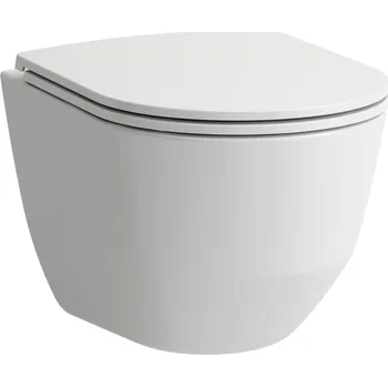 Klozet LAUFEN PRO Závěsný klozet Compact, rimless, hluboké splachování 490x360, Bílá - H8209650000001