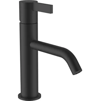 Vodovodní baterie LAUFEN Kartell LAUFEN Umyvadlová stojánková páková baterie, pevný výtok 135 mm, průtok 5,3 l/min, bez automatické výpusti, PVD Titan černý mat 1x1, no colour - H3113310811201