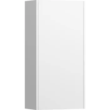 Koupelnový nábytek LAUFEN BASE Střední skříňka, závěsy dvířek vlevo (bočnice korpusu s výřezem) 350x185, Bílá lesklá - H4026111102611