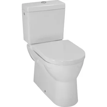 Klozet LAUFEN PRO Stojící kombinační mísa, ploché splachování, VARIO odpad 670x360, Bílá LCC Active (LAUFEN Clean Coat Active) - H824959A000001